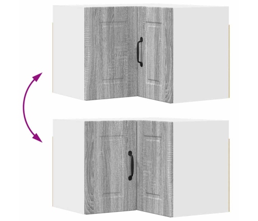 Virtuves Sienas Skapītis Pelēks Sonoma 57 X 57 X 40 Cm Vidaxl