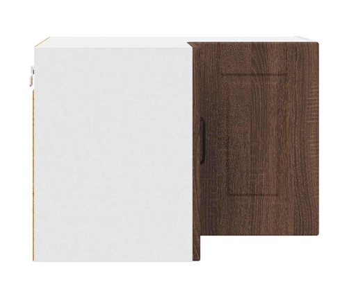 Virtuves Sienas Skapītis Ar Plauktu Brūns Ozols 57 X 57 X 40 Cm Vidaxl