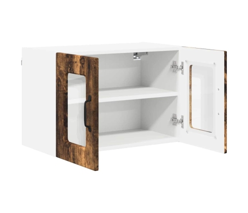 Virtuves Sienas Skapītis 2 Pcs Dūmaka Ozols 60 X 31 X 40 Cm Vidaxl