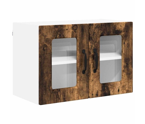 Virtuves Sienas Skapītis 2 Pcs Dūmaka Ozols 60 X 31 X 40 Cm Vidaxl