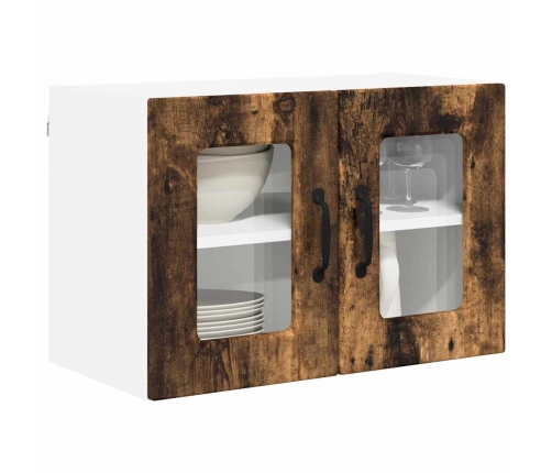 Virtuves Sienas Skapītis 2 Pcs Dūmaka Ozols 60 X 31 X 40 Cm Vidaxl