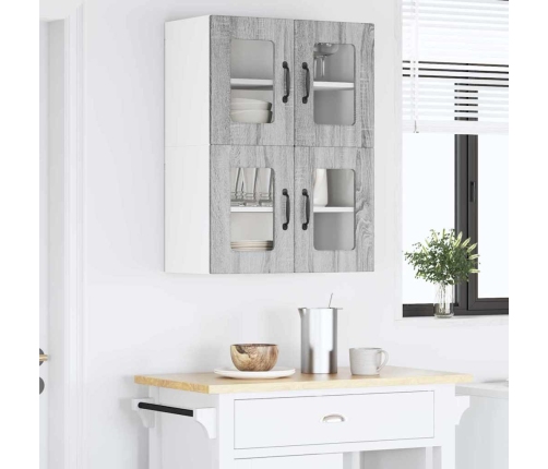 Virtuves Sienas Skapītis Pelēks Sonoma 60 X 31 X 40 Cm Vidaxl