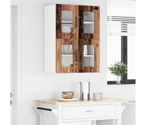 Virtuves Sienas Skapītis Ar Plauktu Vecs Koks 60 X 31 X 40 Cm Vidaxl