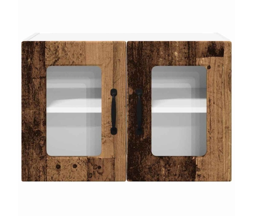 Virtuves Sienas Skapītis Ar Plauktu Vecs Koks 60 X 31 X 40 Cm Vidaxl