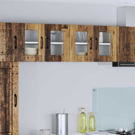 Virtuves Sienas Skapītis 2 Pcs Vecs Koks 60 X 31 X 40 Cm Vidaxl