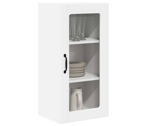 Virtuves Sienas Skapītis Ar Plauktu Balts 40 X 31 X 80 Cm Vidaxl