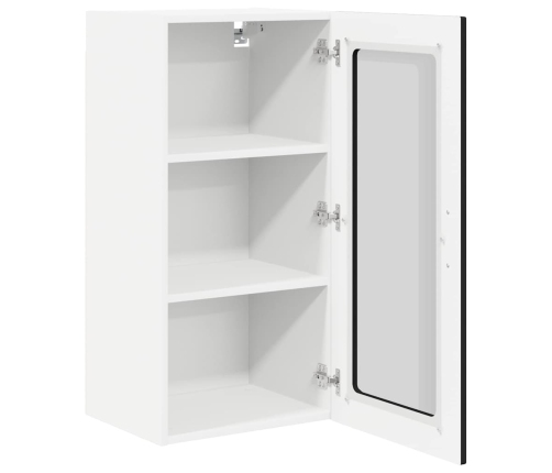 Virtuves Sienas Skapītis Ar Plauktu Melna 40 X 31 X 80 Cm Vidaxl