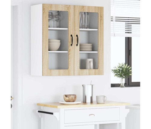 Virtuves Sienas Skapītis 2 Pcs Sonoma Ozols 40 X 31 X 80 Cm Vidaxl