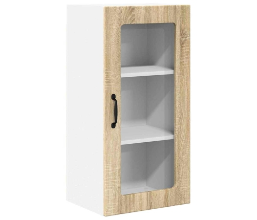 Virtuves Sienas Skapītis 2 Pcs Sonoma Ozols 40 X 31 X 80 Cm Vidaxl