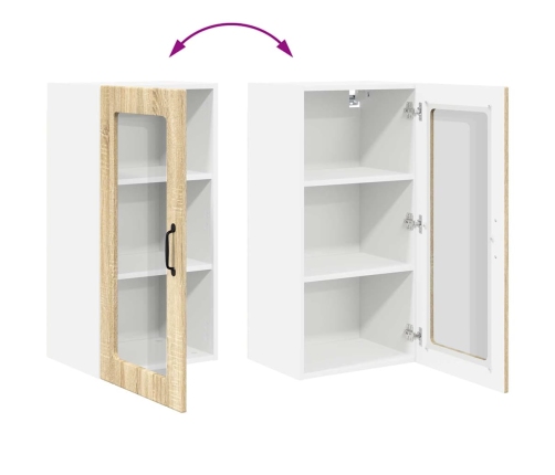 Virtuves Sienas Skapītis 2 Pcs Sonoma Ozols 40 X 31 X 80 Cm Vidaxl