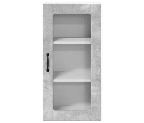 Virtuves Sienas Skapītis 2 Pcs Betona Pelēks 40 X 31 X 80 Cm Vidaxl