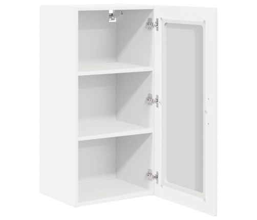 Virtuves Sienas Skapītis 2 Pcs Augsta Spīduma Baltā Krāsa Vidaxl