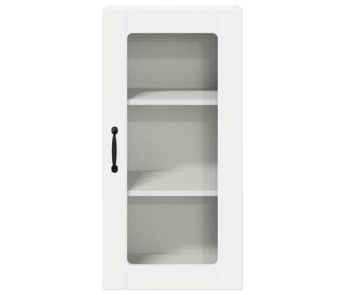 Virtuves Sienas Skapītis 2 Pcs Augsta Spīduma Baltā Krāsa Vidaxl