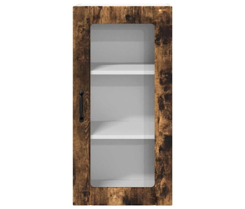 Virtuves Sienas Skapītis 2 Pcs Dūmaka Ozols 40 X 31 X 80 Cm Vidaxl