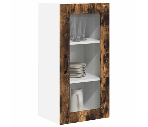 Virtuves Sienas Skapītis 2 Pcs Dūmaka Ozols 40 X 31 X 80 Cm Vidaxl