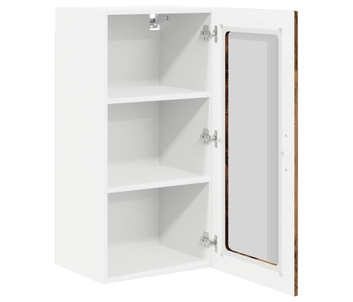 Virtuves Sienas Skapītis Ar Plauktu Vecs Koks 40 X 31 X 80 Cm Vidaxl