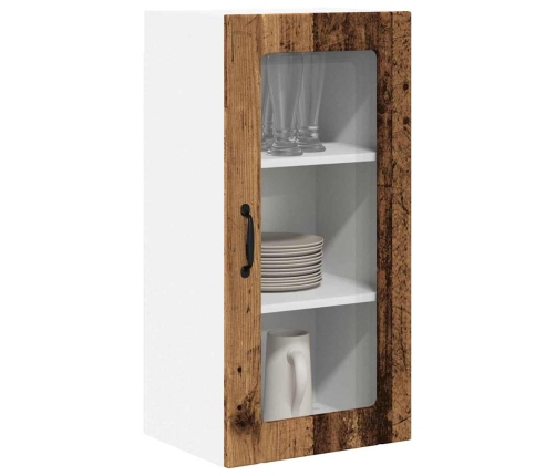 Virtuves Sienas Skapītis 2 Pcs Vecs Koks 40 X 31 X 80 Cm Vidaxl