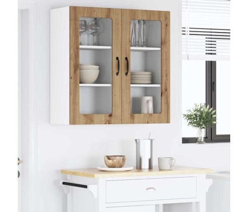 Virtuves Sienas Skapītis 2 Pcs Artisānā Ozols 40 X 31 X 80 Cm Vidaxl