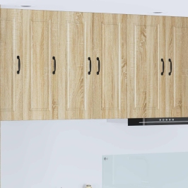 Virtuves Sienas Skapītis 2 Pcs Sonoma Ozols 30 X 31 X 80 Cm Vidaxl