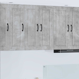 Virtuves Sienas Skapītis Betona Pelēks 30 X 31 X 80 Cm Vidaxl