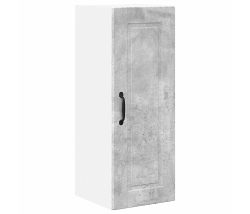 Virtuves Sienas Skapītis 2 Pcs Betona Pelēks 30 X 31 X 80 Cm Vidaxl