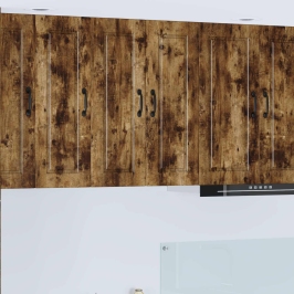 Virtuves Sienas Skapītis Ar Durvīm Dūmaka Ozols 30 X 31 X 80 Cm Vidaxl