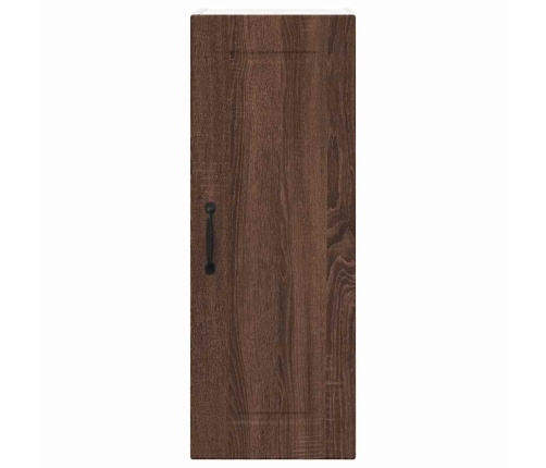 Virtuves Sienas Skapītis 2 Pcs Brūns Ozols 30 X 31 X 80 Cm Vidaxl