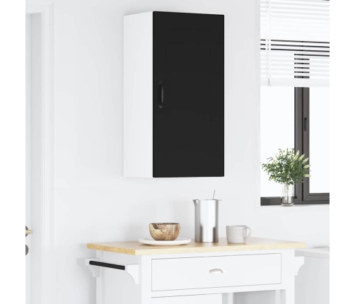 Virtuves Sienas Skapītis Ar Plauktu Melna 40 X 31 X 80 Cm Vidaxl