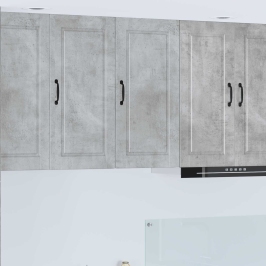 Virtuves Sienas Skapītis Betona Pelēks 40 X 31 X 80 Cm Vidaxl