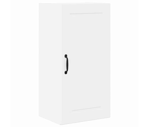 Virtuves Sienas Skapītis Ar Plauktu Augsta Spīduma Baltā Krāsa Vidaxl