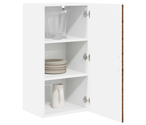 Virtuves Sienas Skapītis Ar Plauktu Vecs Koks 40 X 31 X 80 Cm Vidaxl