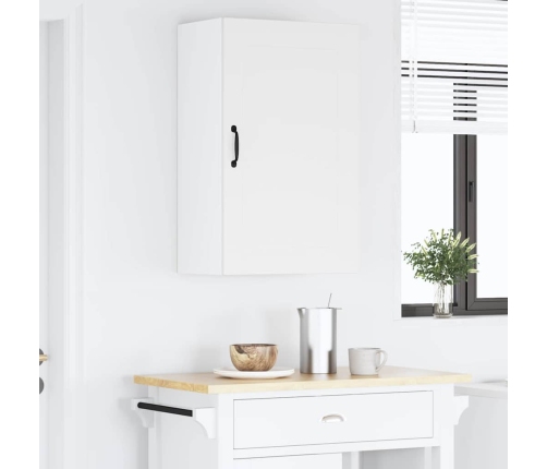 Virtuves Sienas Skapītis Ar Plauktu Balts 50 X 31 X 80 Cm Vidaxl