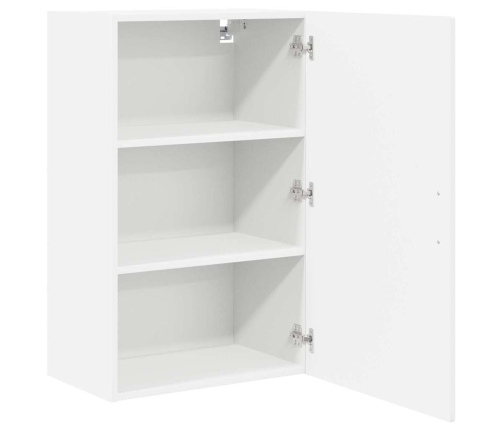 Virtuves Sienas Skapītis Ar Plauktu Balts 50 X 31 X 80 Cm Vidaxl