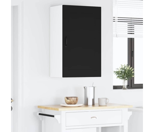 Virtuves Sienas Skapītis Ar Plauktu Melna 50 X 31 X 80 Cm Vidaxl