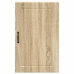 Virtuves Sienas Skapītis Ar Durvīm Sonoma Ozols 50 X 31 X 80 Cm Vidaxl