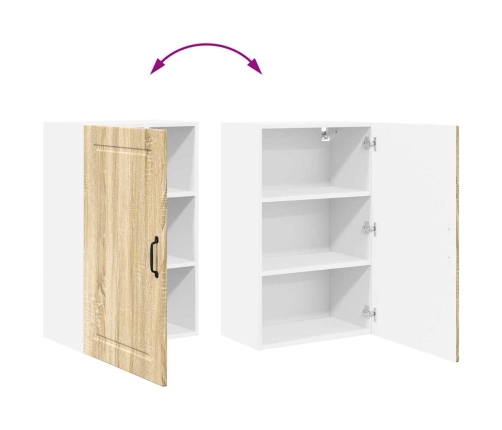 Virtuves Sienas Skapītis Ar Durvīm Sonoma Ozols 50 X 31 X 80 Cm Vidaxl