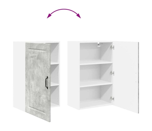 Virtuves Sienas Skapītis Betona Pelēks 50 X 31 X 80 Cm Vidaxl