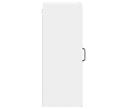 Virtuves Sienas Skapītis Ar Plauktu Augsta Spīduma Baltā Krāsa Vidaxl