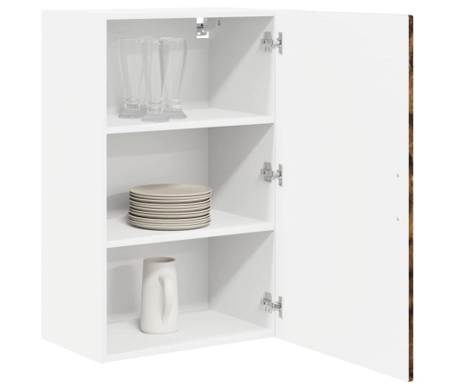 Virtuves Sienas Skapītis Ar Durvīm Dūmaka Ozols 50 X 31 X 80 Cm Vidaxl