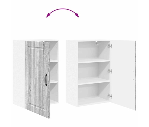 Virtuves Sienas Skapītis Pelēks Sonoma 50 X 31 X 80 Cm Vidaxl