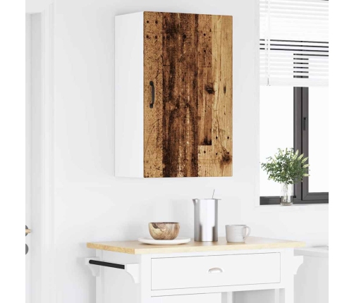 Virtuves Sienas Skapītis Ar Plauktu Vecs Koks 50 X 31 X 80 Cm Vidaxl