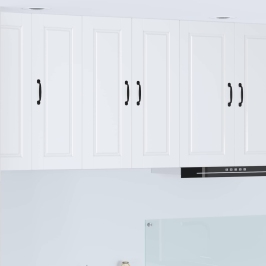 Virtuves Sienas Skapītis Ar Plauktu Balts 60 X 31 X 80 Cm Vidaxl