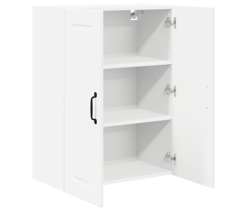 Virtuves Sienas Skapītis Ar Plauktu Balts 60 X 31 X 80 Cm Vidaxl