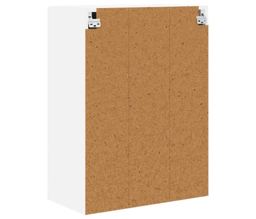 Virtuves Sienas Skapītis Ar Plauktu Balts 60 X 31 X 80 Cm Vidaxl