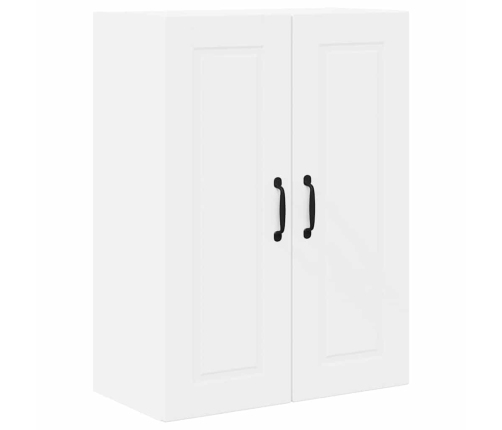 Virtuves Sienas Skapītis Ar Plauktu Balts 60 X 31 X 80 Cm Vidaxl