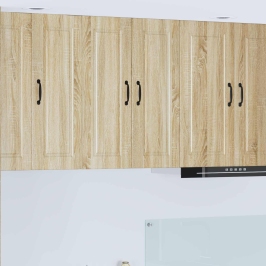 Virtuves Sienas Skapītis Ar Durvīm Sonoma Ozols 60 X 31 X 80 Cm Vidaxl