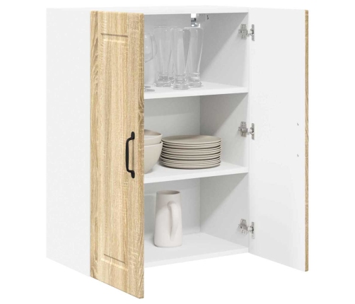Virtuves Sienas Skapītis Ar Durvīm Sonoma Ozols 60 X 31 X 80 Cm Vidaxl