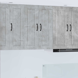 Virtuves Sienas Skapītis Betona Pelēks 60 X 31 X 80 Cm Vidaxl