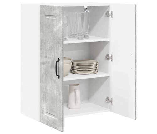 Virtuves Sienas Skapītis Betona Pelēks 60 X 31 X 80 Cm Vidaxl