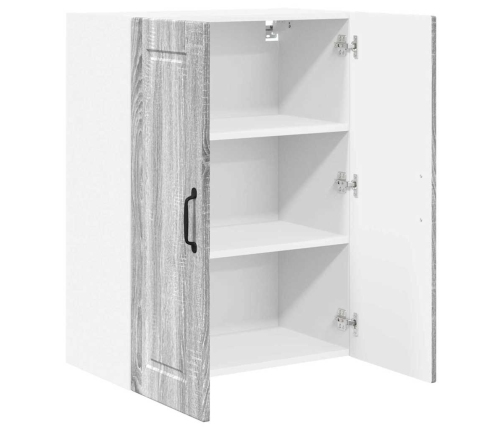 Virtuves Sienas Skapītis Pelēks Sonoma 60 X 31 X 80 Cm Vidaxl